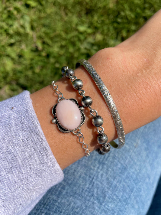 Pink Opal Bracelet