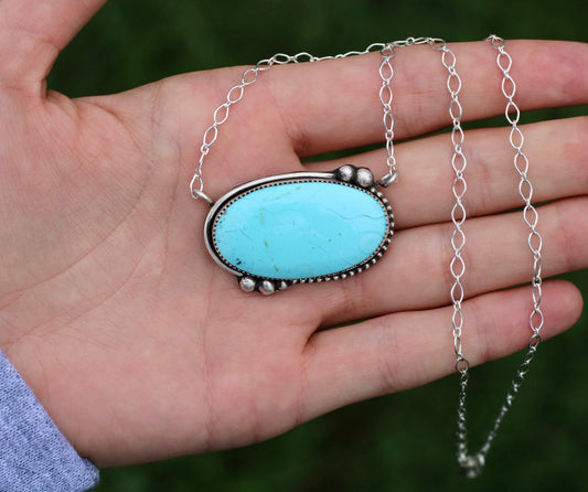 Kingman Turquoise Statement Necklace