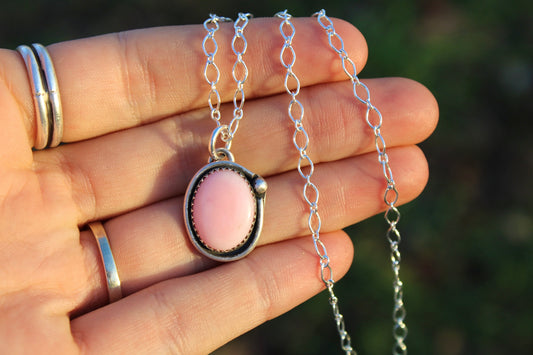 Pink Opal Necklace